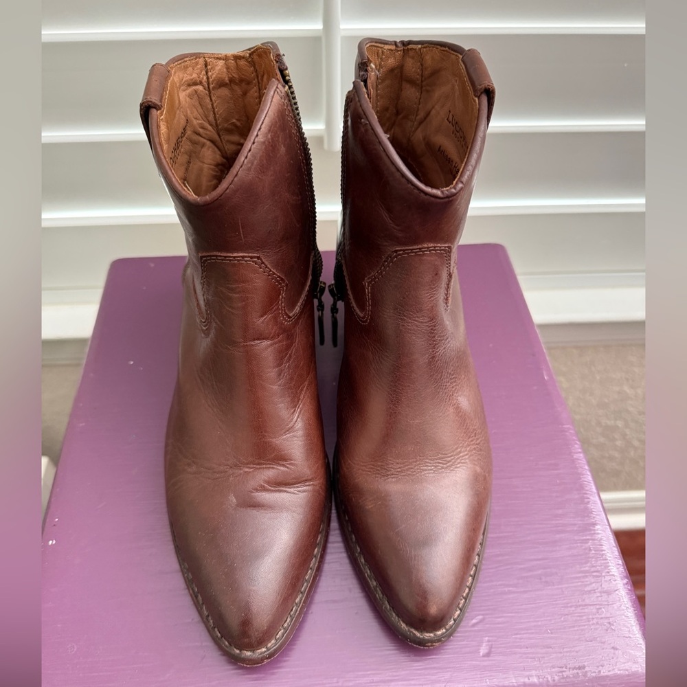 Lucchese Tan Artisan Boots